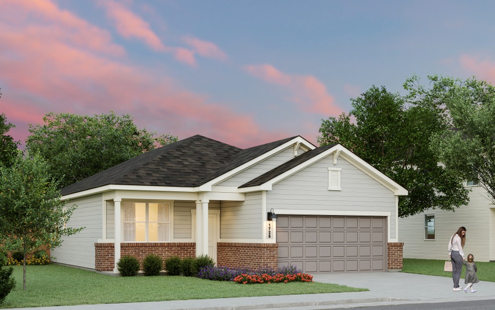 S1 - 3 bedroom floorplan layout with 2 bathrooms and 1494 square feet (Elevation A)