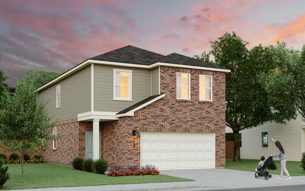 S3 - 4 bedroom floorplan layout with 2.5 bathrooms and 1890 square feet (Elevation A)