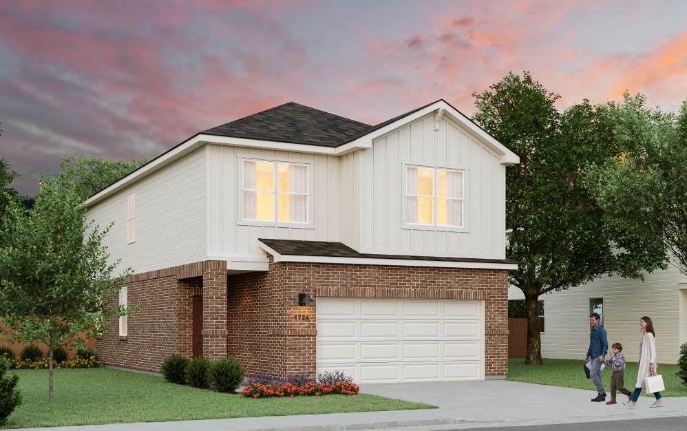 S3 - 4 bedroom floorplan layout with 2.5 bathrooms and 1890 square feet (Elevation B)